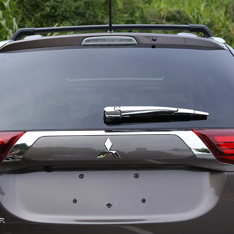 RR задняя крышка стеклоочистителя полоса для Mitsubishi Outlander 2013 2014 2015 2016 2017 2018 Хром ABS