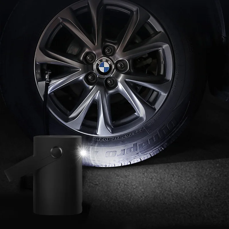 Портативный воздушный компрессор RACEFAS 12 в насос для автомобильных шин инжектор