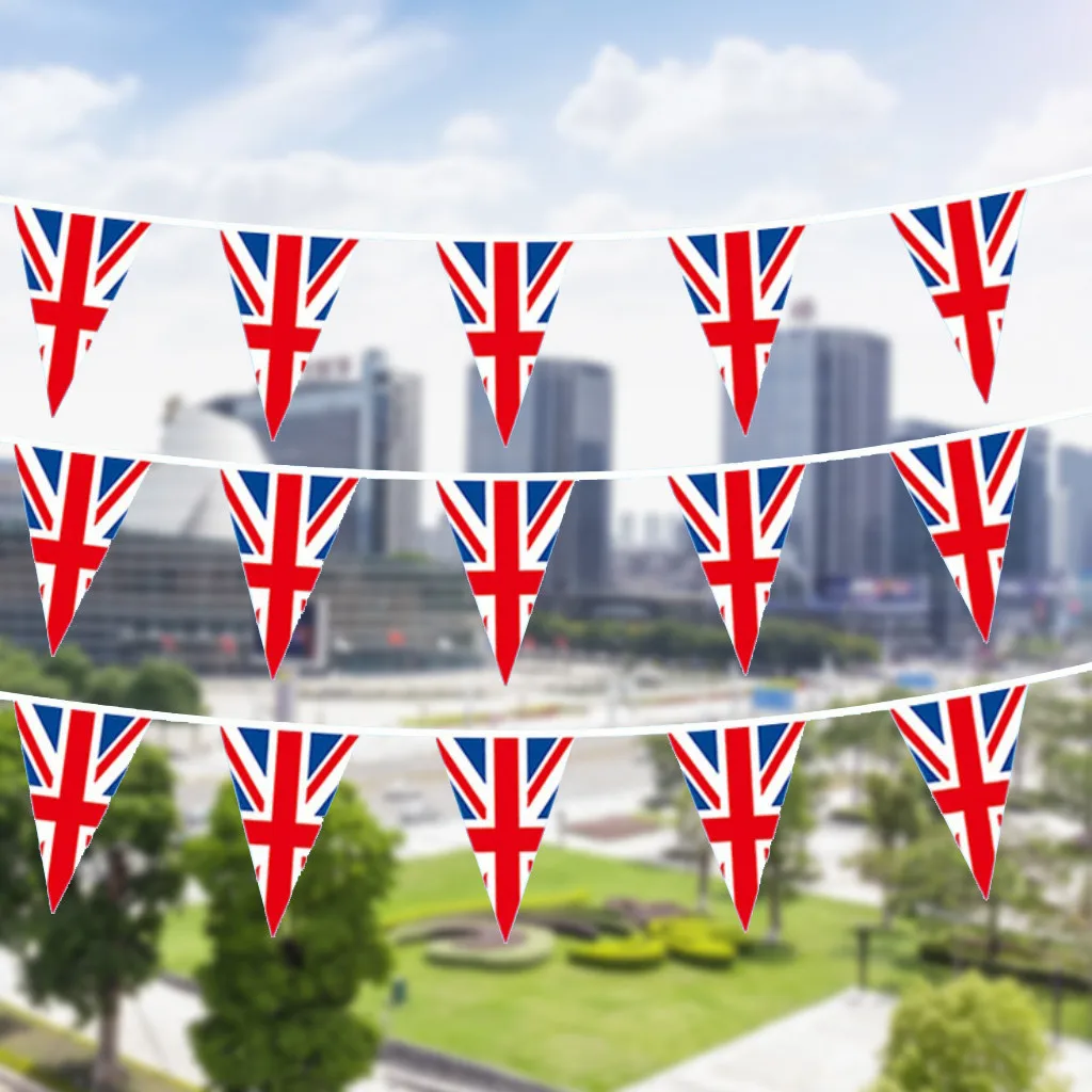 Лидер продаж 5 м 14 шт. флажки для вечеринки украшение британской винтажной