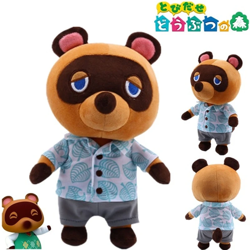 Плюшевые куклы Tom Nook 28/38/48 см блестящие плюшевые игрушечные с перекрещивающимися
