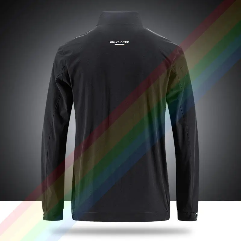 Куртка мужская Мягкая на молнии с принтом спереди | Мужская одежда