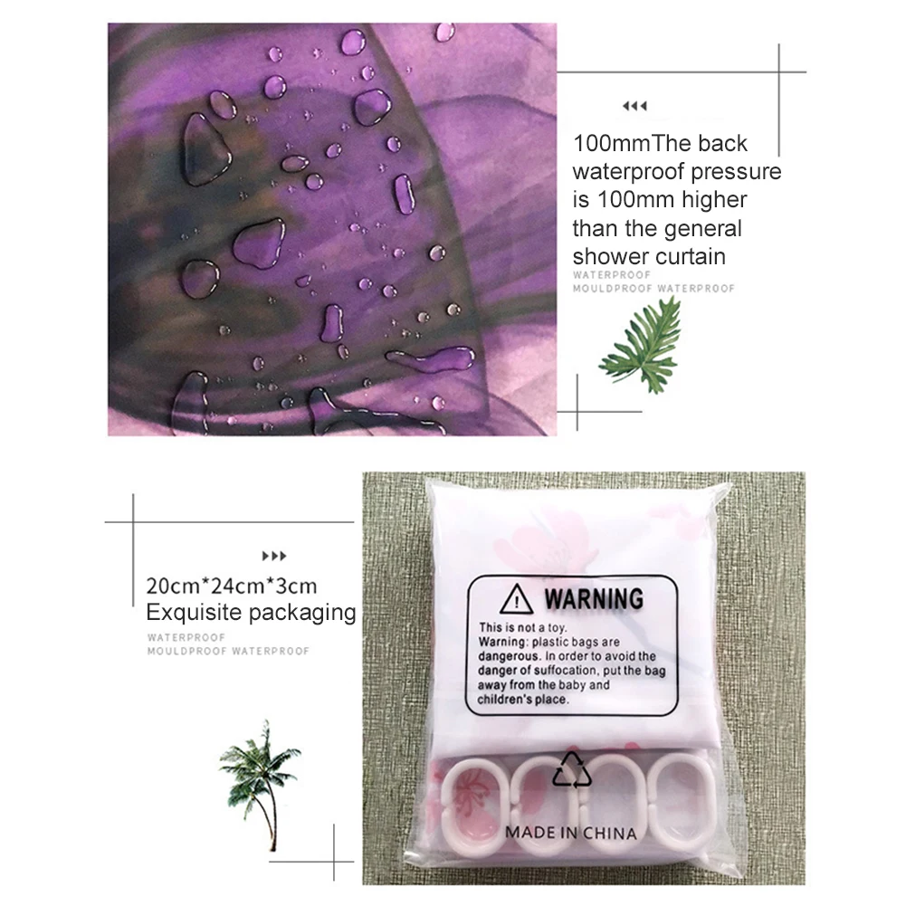 

Hot Sale New Creative Digital Printed Polyester Waterproof Shower Curtain Halloween Horror Shower Curtain