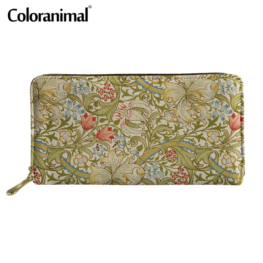 Coloranimal высокого качества PU кожаный бумажник для женщин необходимость клатч с