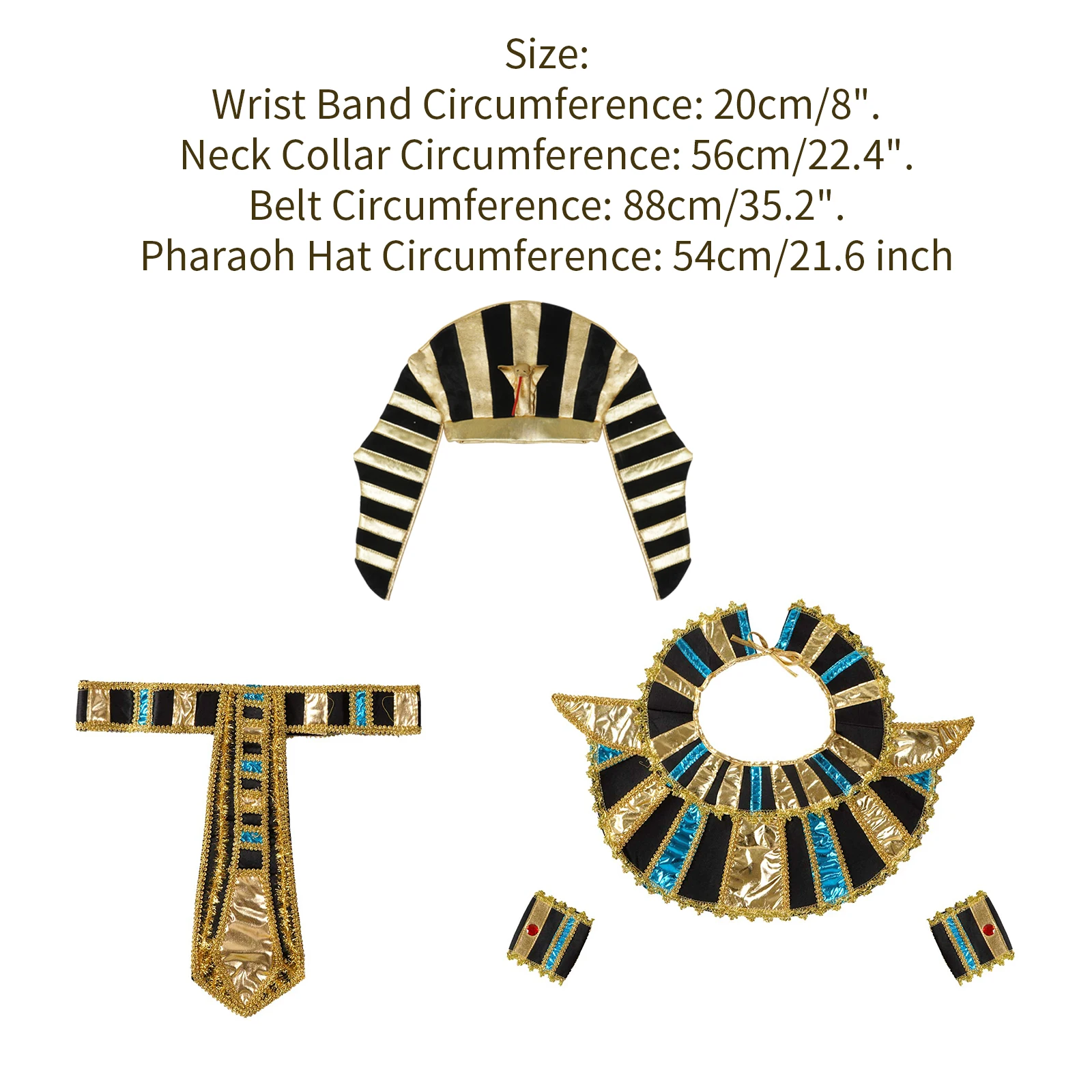 Аксессуары для косплея египетского фараона головной убор со змеиной головой