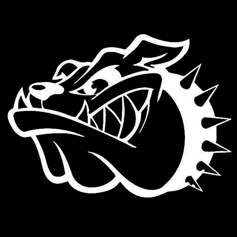 

15.9cm*11.7cm Wicked Dog Animal Car-Styling Vinyl Stickers Black/Silver S3-6220