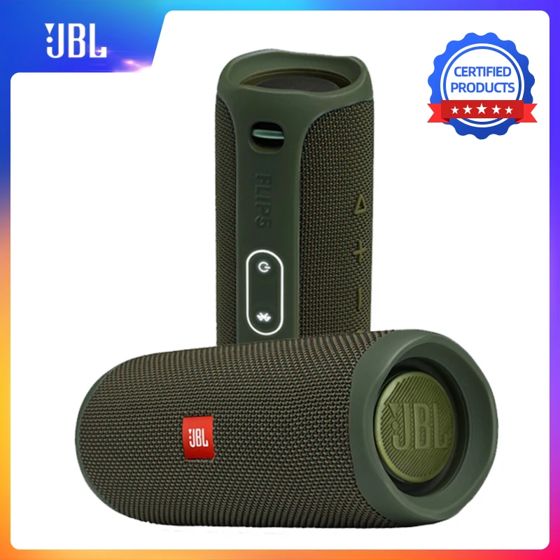 Портативный Bluetooth динамик JBL Flip 5 IPX7 водонепроницаемый беспроводной громкий