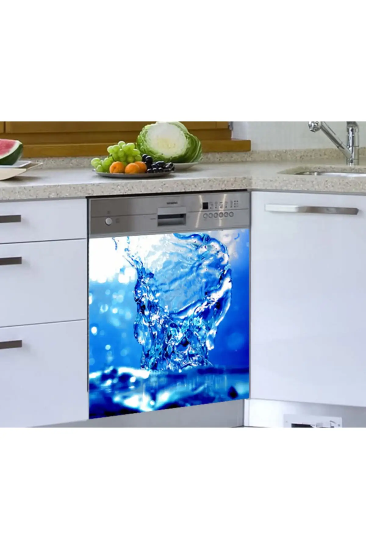 

Blue Water Dish Machine Sticker