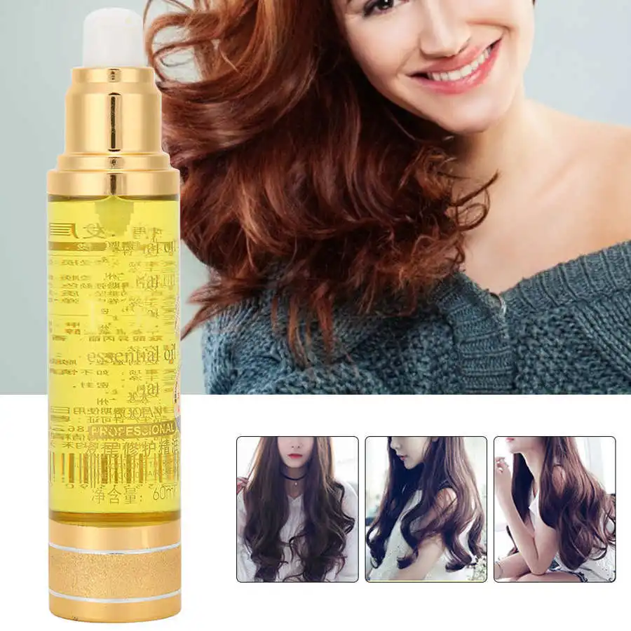 

60ml Hair Care Essential Oil Damaged Hair Repairing Nourishing Oil for Home Hair Salon Hair Treatment