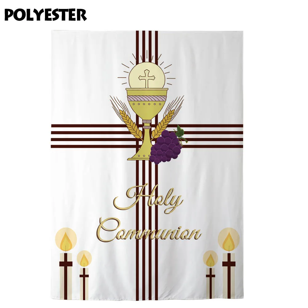 Allenjoy фон для фотосъемки Первого Святого комсоюза крестины виноград украшения