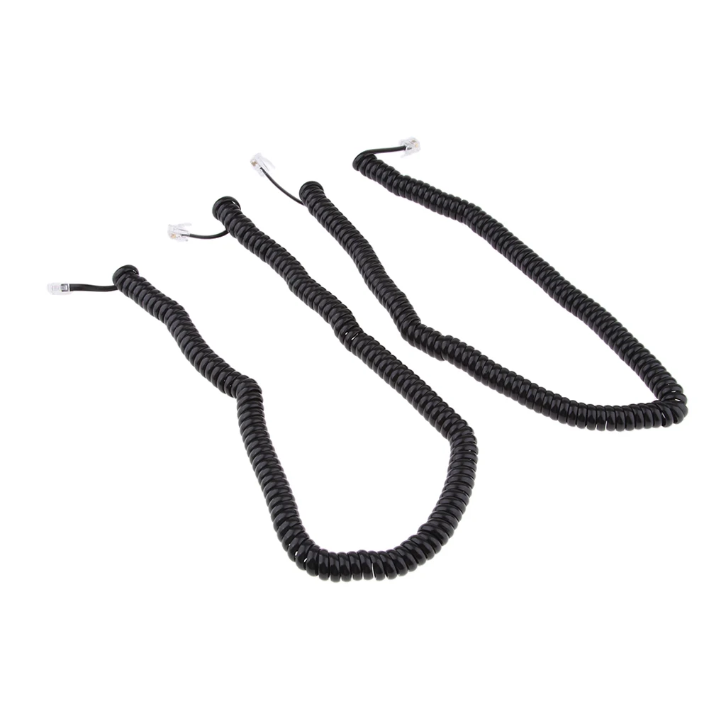 Телефонный кабель 2 шт. RJ9 спиральный провод от 53 до футов | Автомобили и мотоциклы