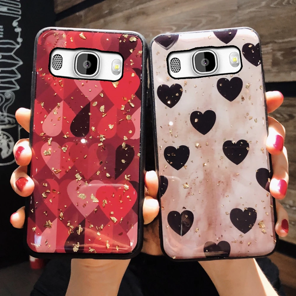 Red love чехол на заднюю панель телефона capinha coque для samsung galaxy j5 2016 j7 j 5 7 j510 j710