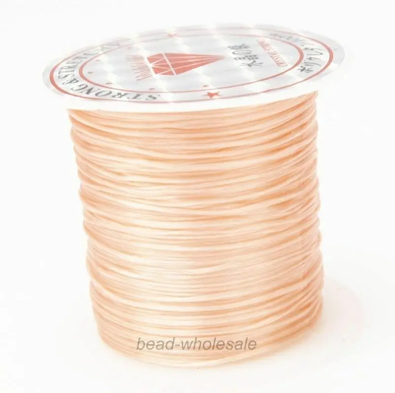 Color 15 10 м/рулон Прочные эластичные шнуры для бисероплетения с кристаллами 1 мм для изготовления эластичных браслетов из бисера для изготовления ювелирных изделий тянущаяся нить - Цвет: Color 15