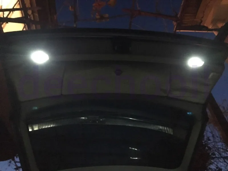 Canbus Светодиодная Лампочка интерьера светильник над крышей карта купольный s