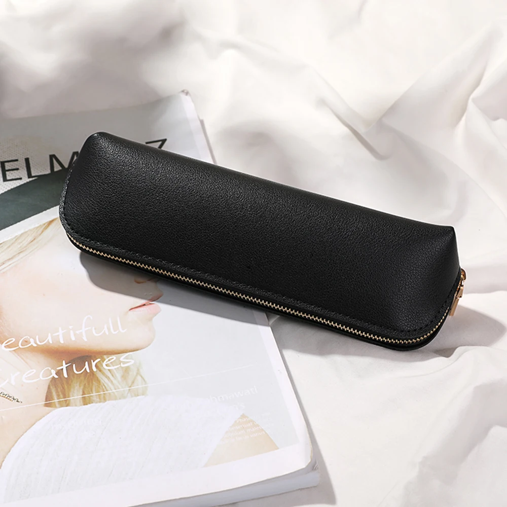 Корейская простая треугольная кожаная сумка-карандаш для мужчин и женщин