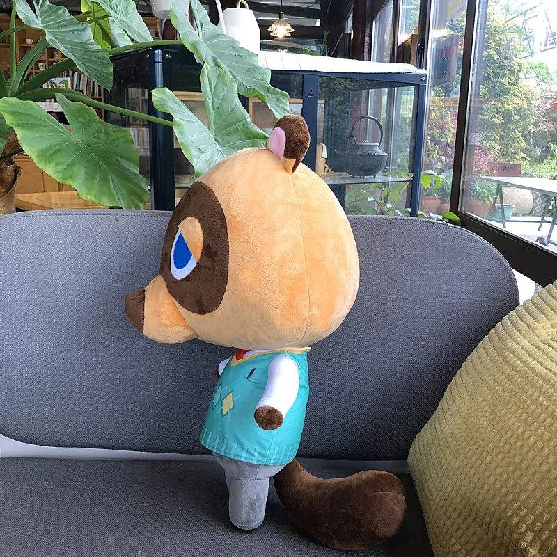 60 см плюшевые куклы Tom Nook енот животные перекрестные игры персонаж мультфильма