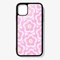 phone case for iphone 12 mini 11 pro xs max x xr 6 7 8 plus se20 high quality tpu silicon cover pink flowers