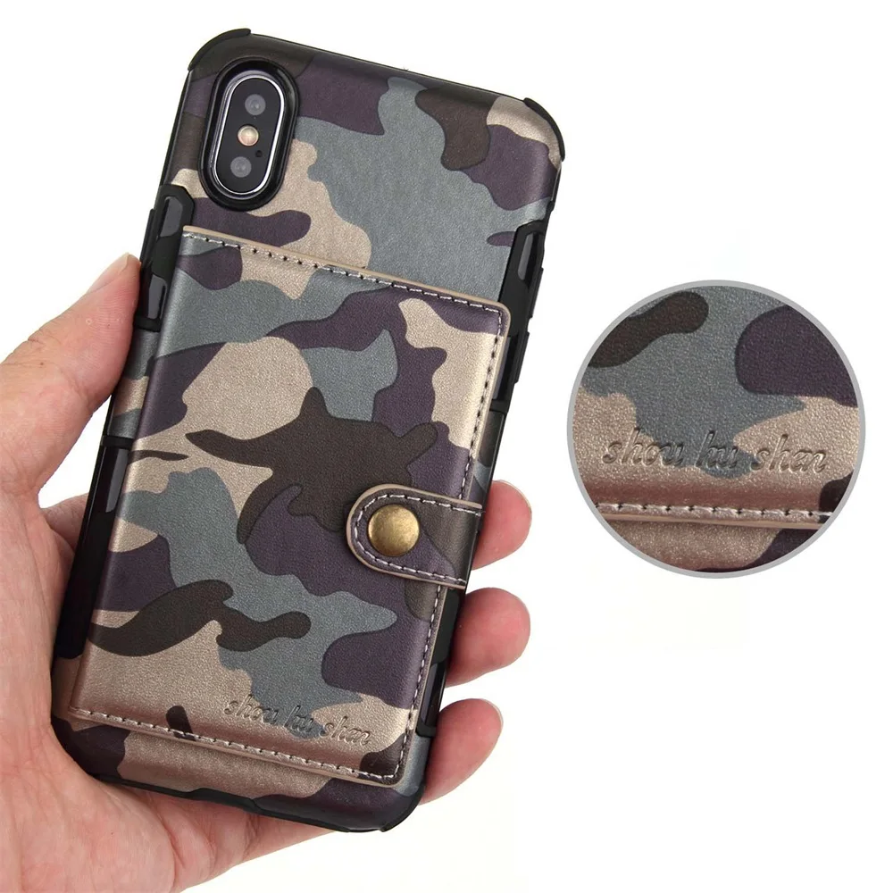 Tikitaka армейский зеленый откидной Чехол для телефона для iPhone XR X XS Max XS 7 8 6 6splus камуфляжные чехлы-бумажники для samsung A50 A70
