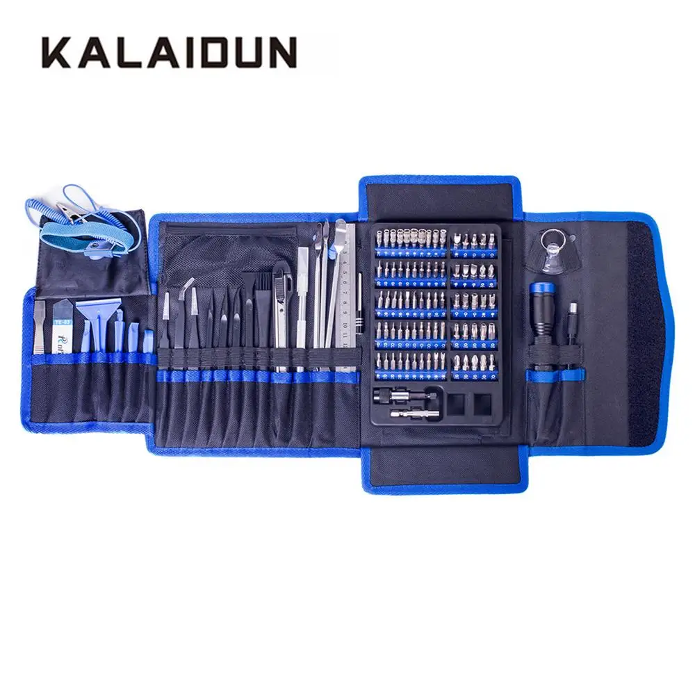 

KALAIDUN Screwdriver Set Precision Bit Ratchet Screw Driver Magnetic Torx Insulated Multitools Phone Repair Tools Kit Household
