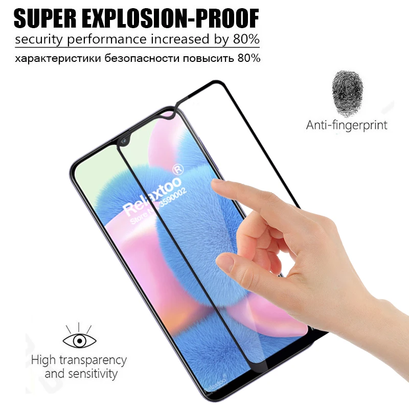 Закаленное стекло с полным покрытием для samsung Galaxy a30s защитное samsun s30 s a 30 a307 a307F