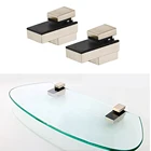 2 шт. настенное крепление стеклянная полка регулируемый кронштейн крепление для деревянных полок зажим для стекла 3-20 ммцинковый сплав 3-28 мм3-15 мм3-20 мм