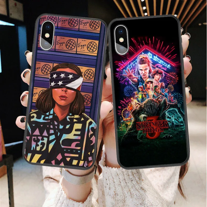 Stranger Things Season 3 Soft silicone TPU Phone Case For iphone 11 Pro Max 2019 X 5S 5 SE 6 6s Plus 7 7 Plus 8 8 plus XS Max XR