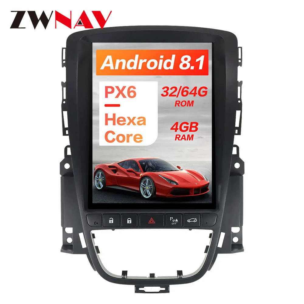 Tesla стиль Android 8,1 автомобиль без DVD плеер gps Навигация стерео для OPEL Vauxhall Holden Astra J 2010-2013 мультимедиа авто блок