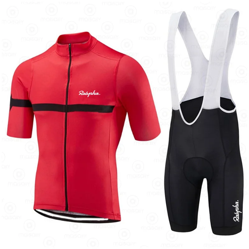 

2021Ralvpha New Cycling Clothing Men Cycling Set Bike Clothing Breathable Anti-UV Bicycle Wear/Short Sleeve Cycling Jersey Sets