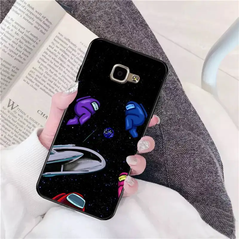 

ZFGHSHYQ Soft Cover Space Among Us Phone Case For Samsung A 9 10 20 30 40 M20 S 30 31 J5(2015) J5prime 6 7 Plus