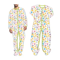 adult onesie pajamas long jumpsuit for adult baby snap crotch romper sleepwear ddlg bodysuit baby bottle pacifier trojan horse
