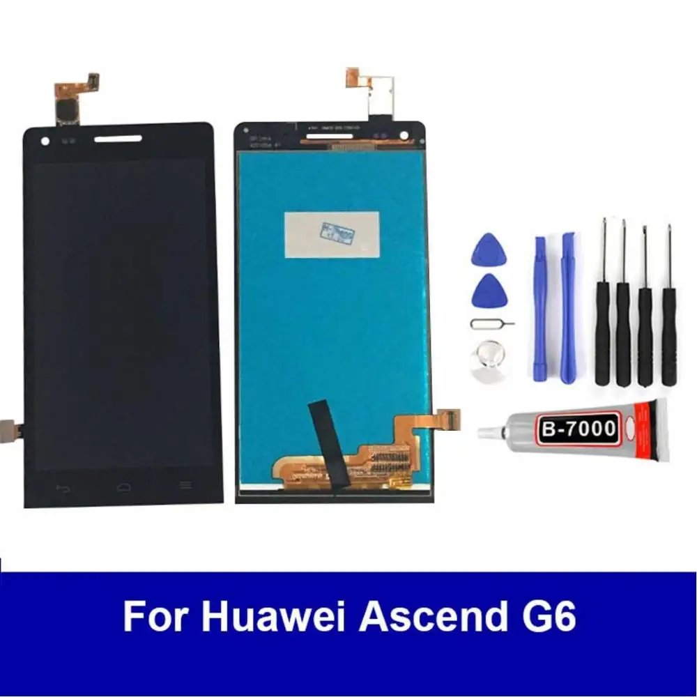 ЖК дисплей для Huawei Ascend G6 U10 сенсорный экран в сборе запасные части|Экраны