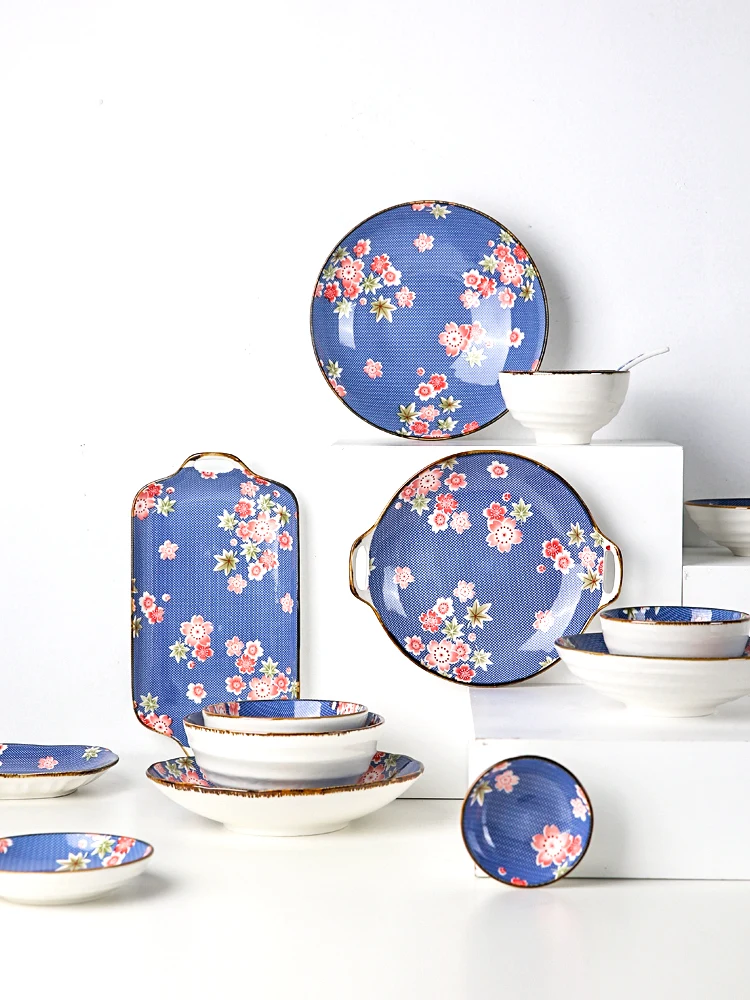 Японский Посуда креативные домашние Керамическая пиала для риса лапши Суповая