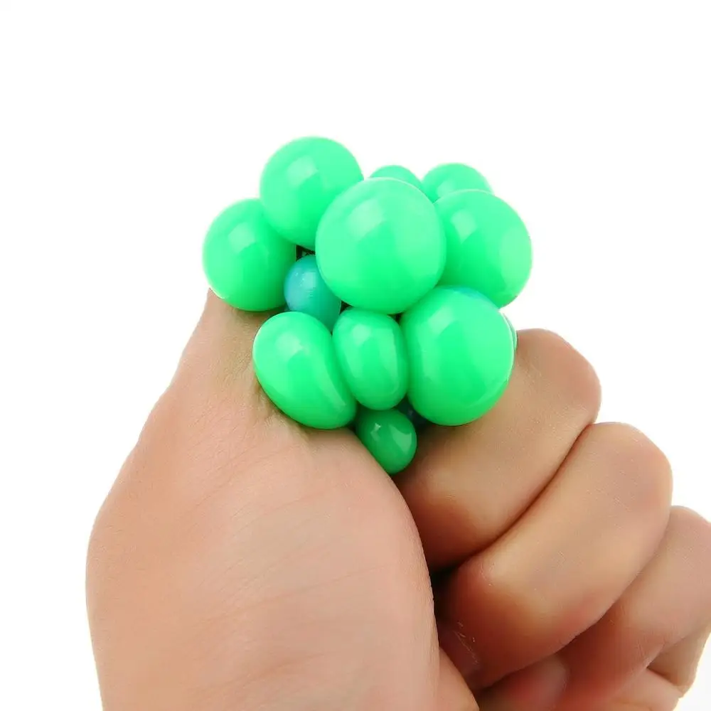 

Funny Cute Anti Stress Relieve Grape Ball Natural Rubber Decompression Squeeze Ball Toys Vent Toy Extruded Creative Gifts