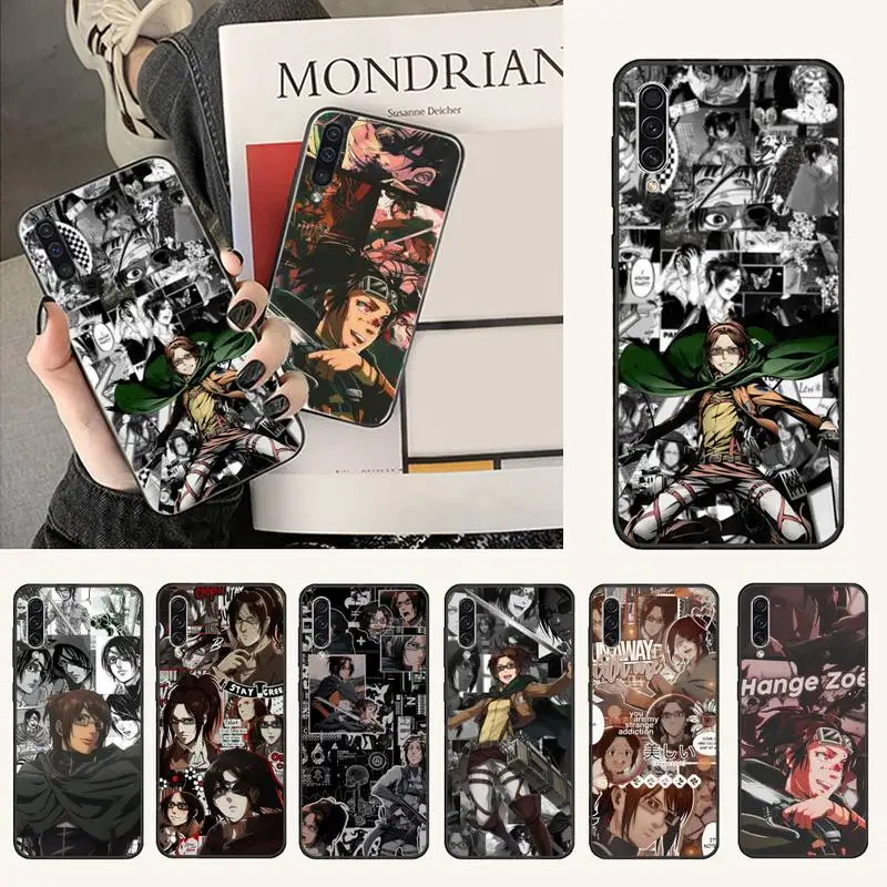 

Hange Zoe attack on titan Phone Case For Samsung galaxy A S note 10 12 20 32 40 50 51 52 70 71 72 21 fe s ultra plus