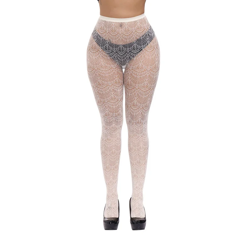 Женские готические колготки в стиле ретро сетчатые чулки виде лозы с цветами