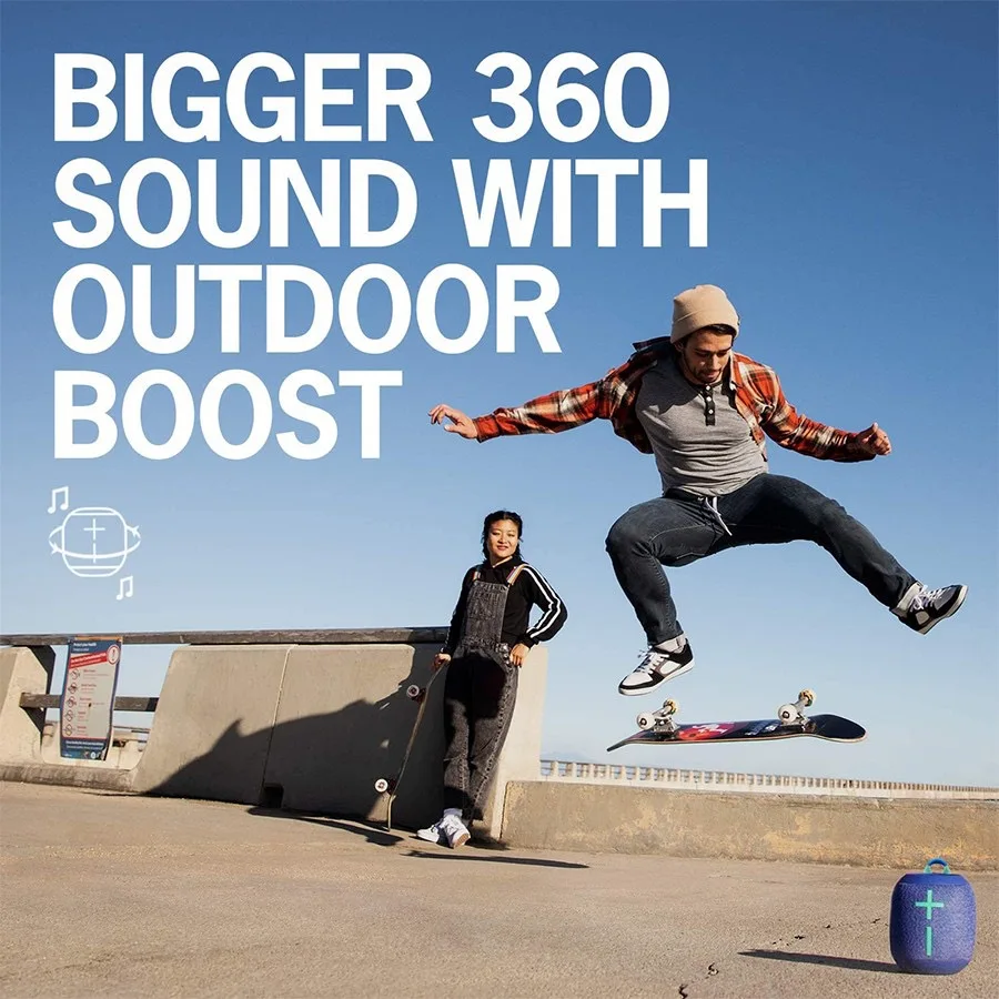 Bluetooth Колонка Logitech Ultimate Ears UE WONDERBOOM 2 водонепроницаемая IPX7|Портативные колонки| |
