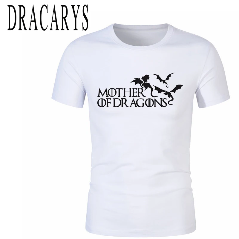 DRACARYS Оригинальная футболка Мама Драконов с принтом Игра престолов футболки для