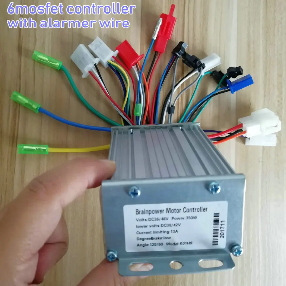 24v36v48v60V64V250w350w регулятор вентильного двигателя 6mosfet Электрический велосипед MTB