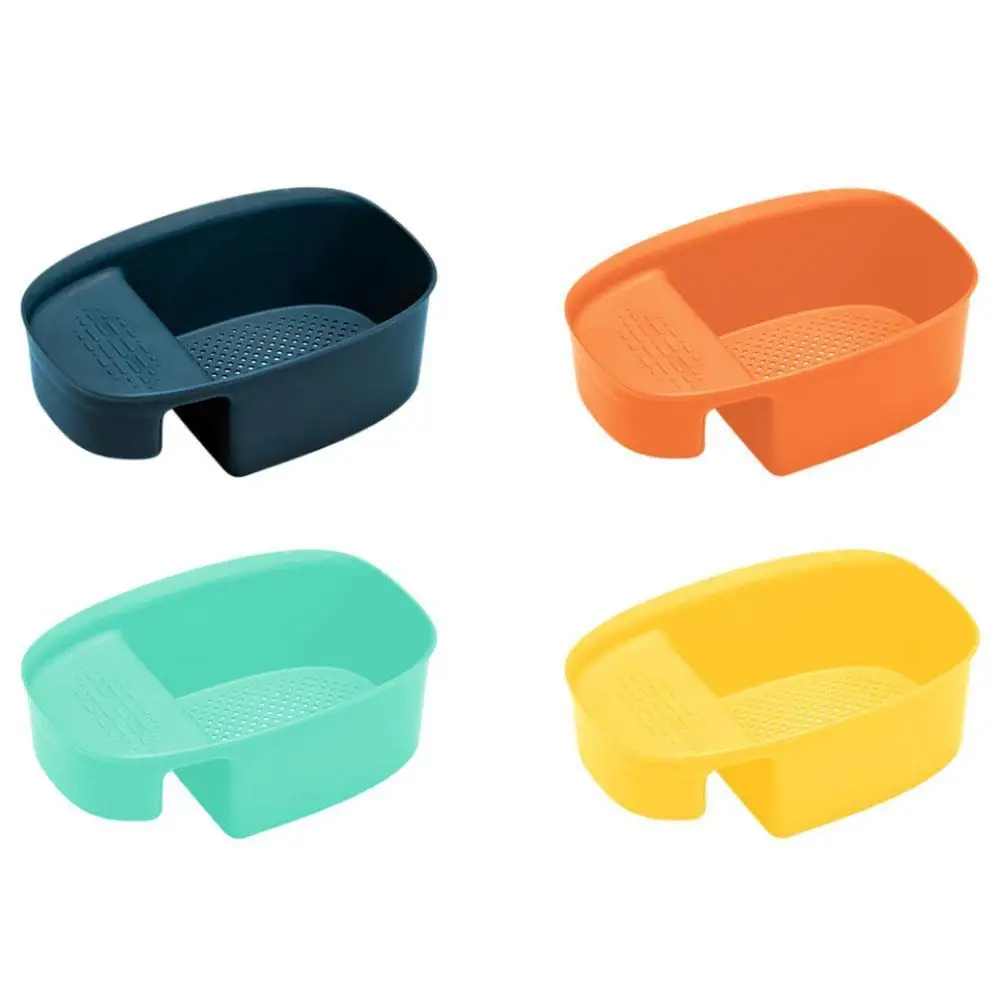 

New Sink Strainer Drain Fruit Vegetable Drainer Basket Cup Sponge Rack Storage Kitchen Tools For Sink Drain Rack