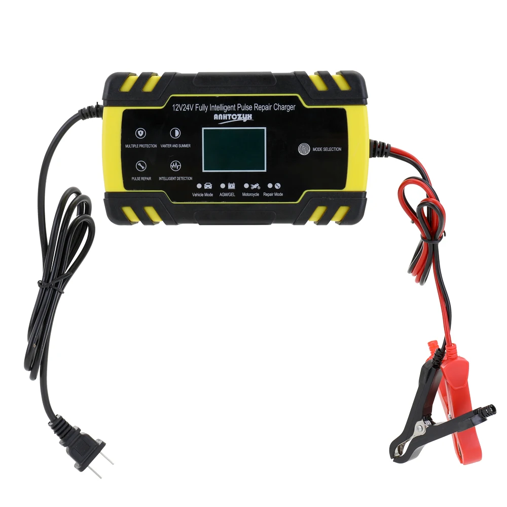 Компактное портативное автомобильное зарядное устройство 12 В/24 В адаптер