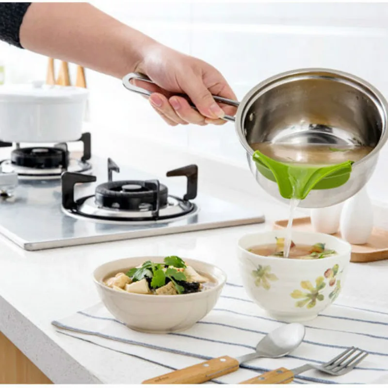 Герметичная Кухня силиконовая воронка Кухня разноцветные инструменты