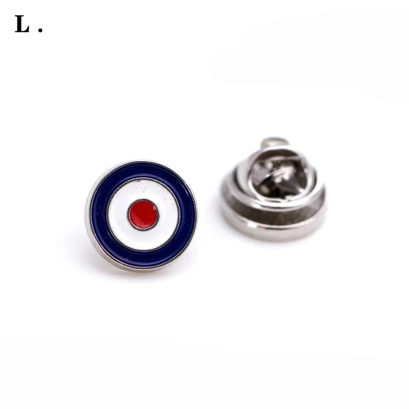 

Personality fashion Interesting round red dot suit pin Target badge clothing Brooch DIY clothes pants bag Ornaments decorate