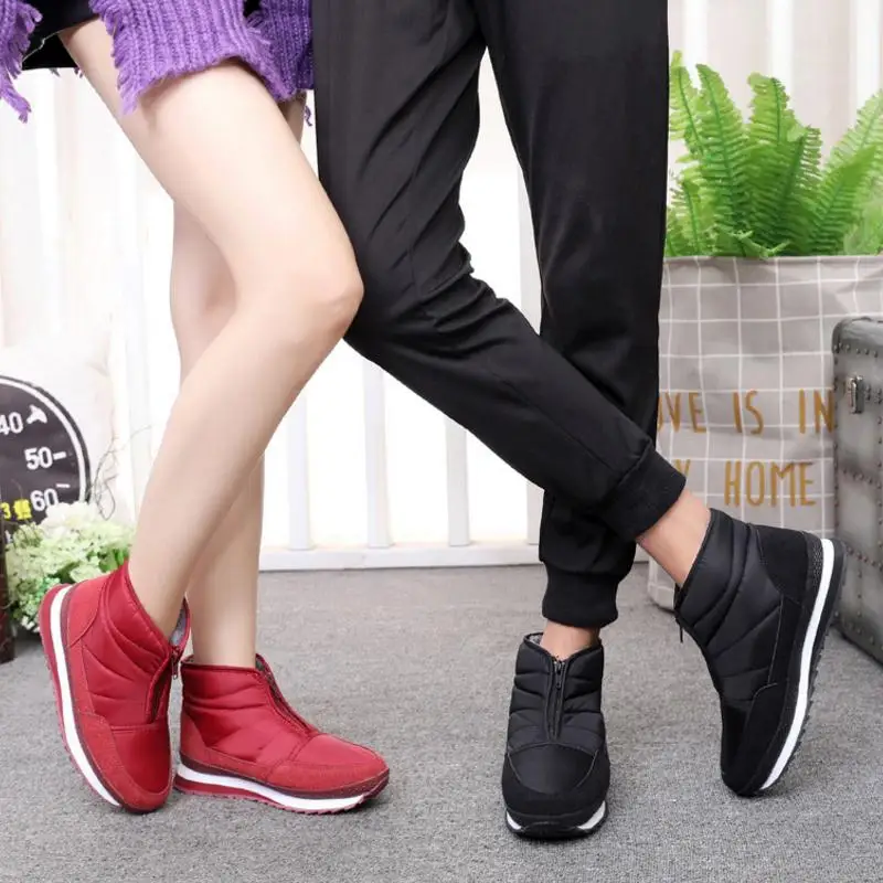 RIZABINA/женские зимние ботинки Новое поступление теплая зимняя обувь женские