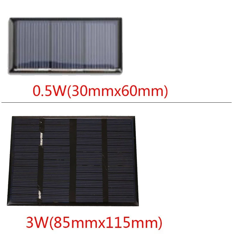 1 шт. солнечная панель 12 В 3 Вт Мини Солнечная система Сделай Сам уличная батарея