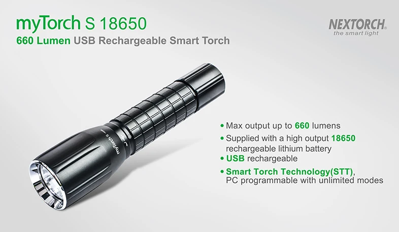 NEX фонарь мой S 18650 660 люмен стандартный IPX7 водонепроницаемый ударопрочный ультра