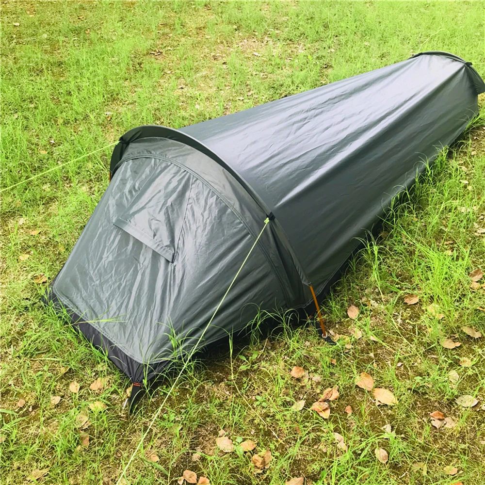 

Outdoor Waterproof Backpacking Sleep Tent Outdoor Hiking Sleeping Bag Tent Lightweight Single Person Camping Tent