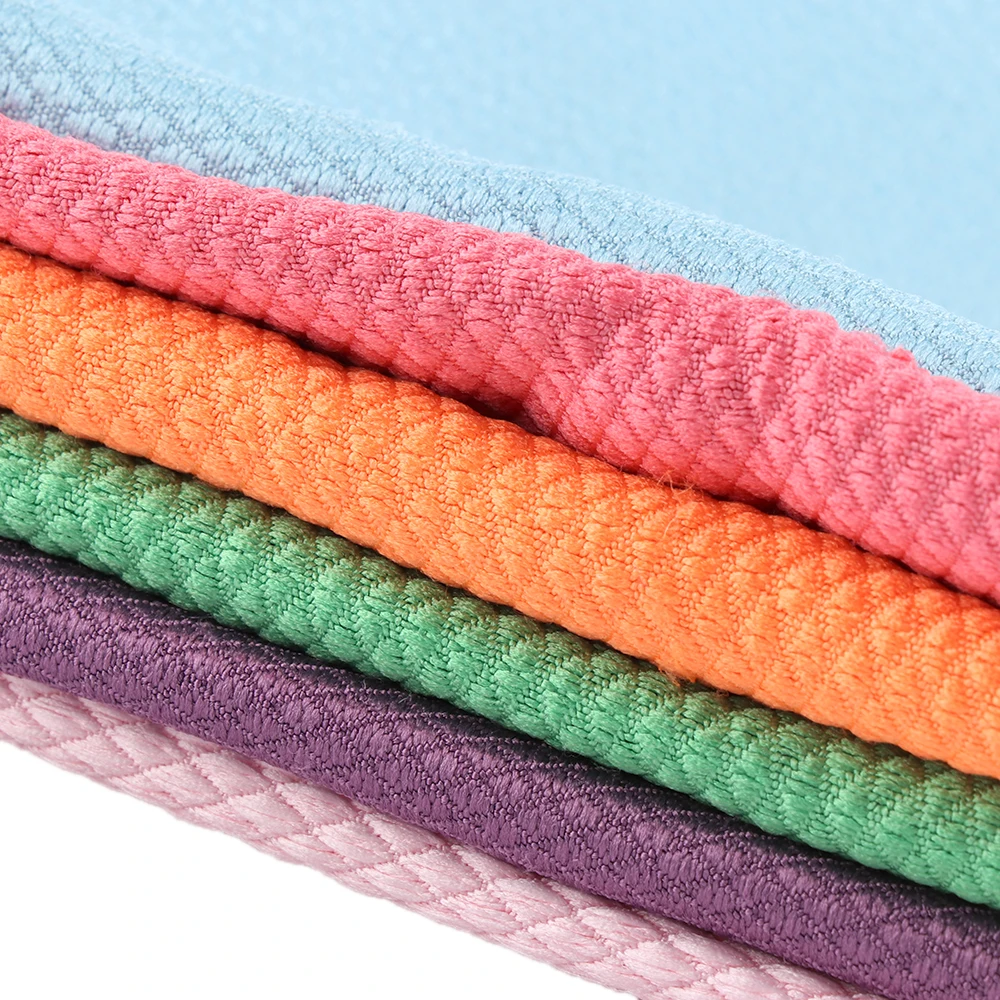 Бытовая стеклянная ткань для чистки окон абсорбент кухни тряпочка мытья посуды