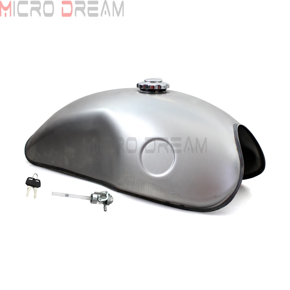 Мотоцикл 2 6 галлона Бензобак 10L Cafe Racer Мохаве топливный бак для Honda Suzuki Yamaha BMW RD50 RD350