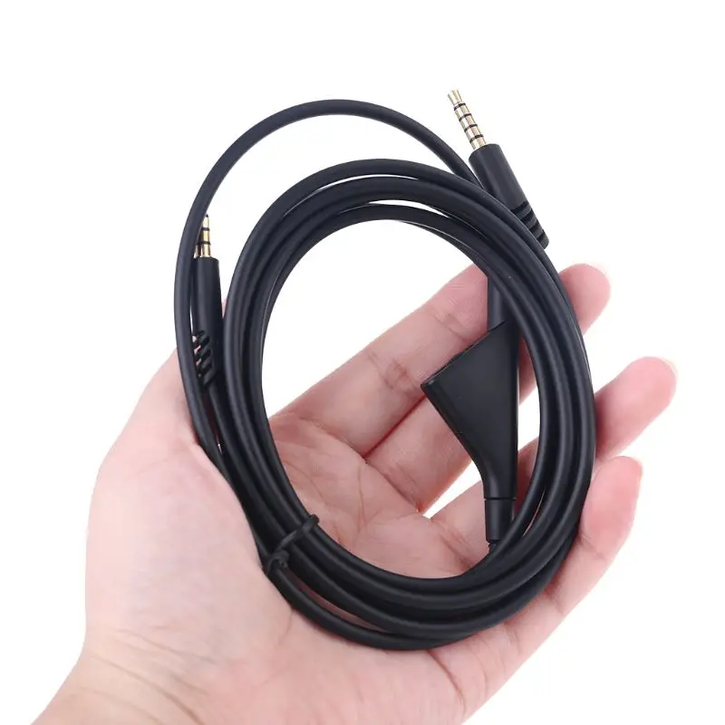 

Кабель для наушников аудио шнур с функцией настройки для Lo-gitech A10 A40 гарнитура Q81F