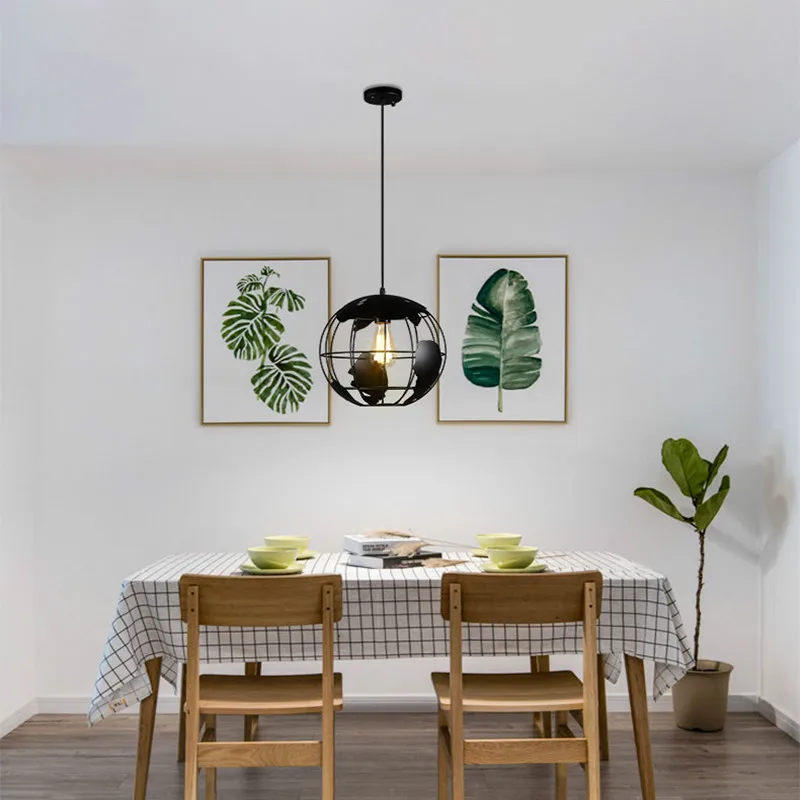 Современный светодиодный подвесной светильник в виде земли промышленный