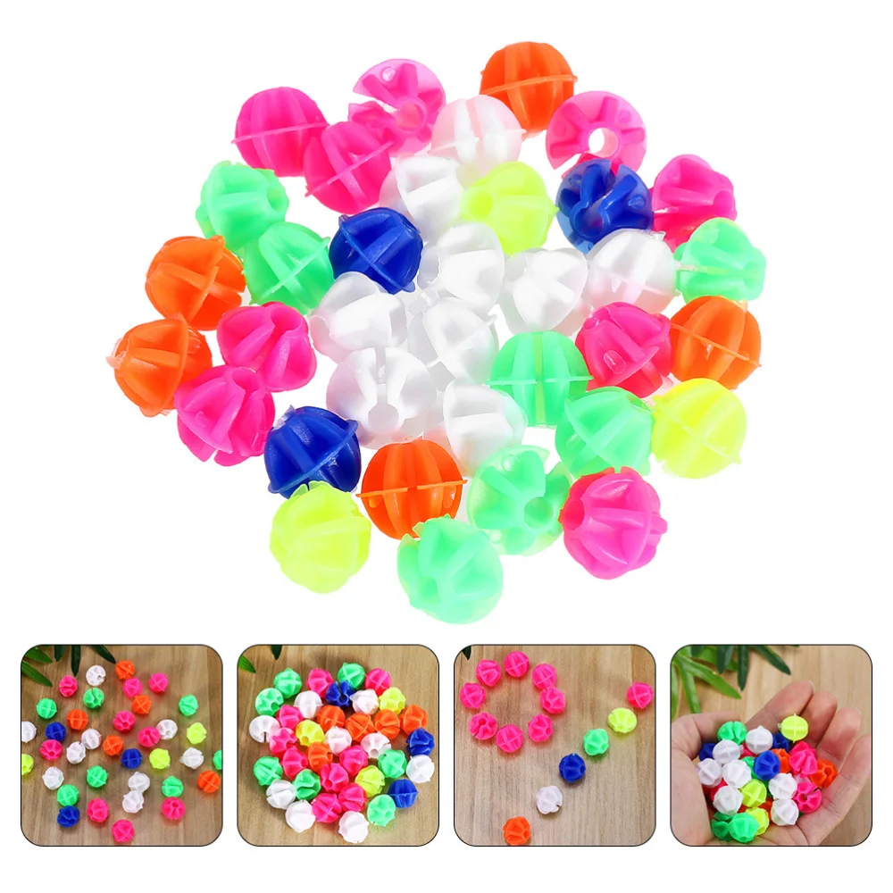 

180Pcs Round Bike Spoke Beads Clip Spoke Bead Wire Beads Decorations